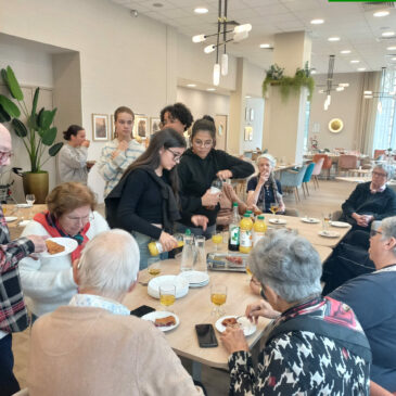 Visite intergénérationnelle pour la 4D. Fraternité et solidarité à l’honneur!