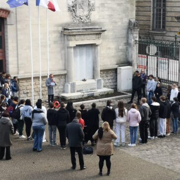 Commémoration du 11 novembre / Hommage aux élèves du collège morts pour la France